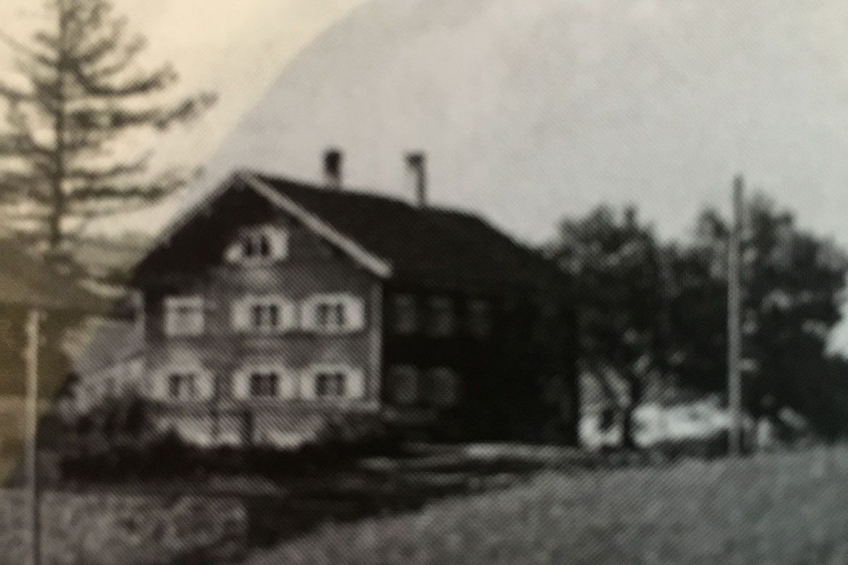 Foto vom Haus damals